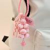 Kawaii Stacked Cartoon Paw Keychains Bell Creative Student Couple Backpack Hanging Decoration Mobile Phone Case Remezzo Cuestion