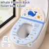 Cartoon Toilet Seat Protector with backrest Toilet Seat Cover Toilet Seat Mat  Household