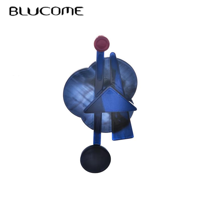 Blucome Новое поступление, качественные акриловые броши для женщин и мужчин, сумка для одежды, булавки для хиджаба
