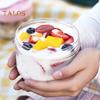 Yogurt Jar Airtight Lid Multipurpose Breathing Hole Practical Easy To Carry Milk Salad Breakfast Work Supplies