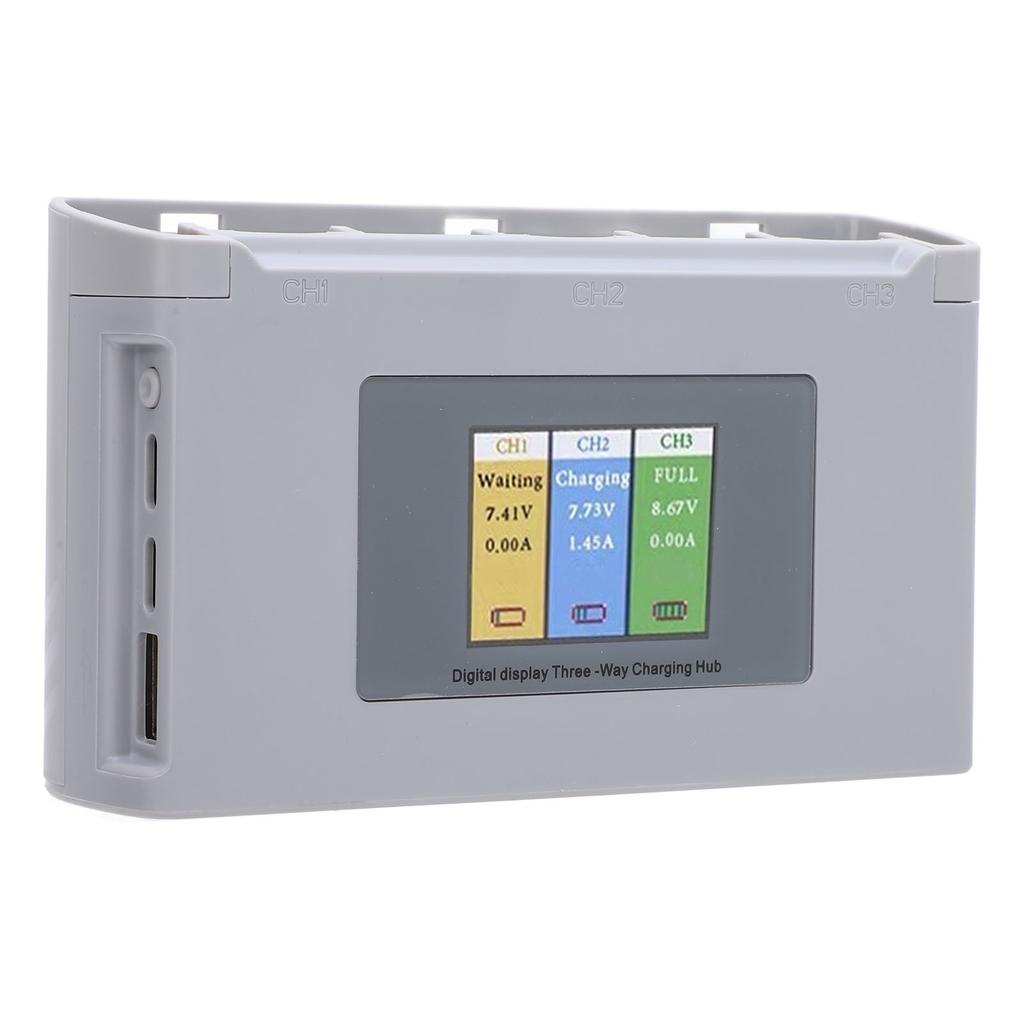 Drone 3 Battery Charger Hub ABS ударопрочный USB Drone Battery зарядная станция с цифровым дисплеем