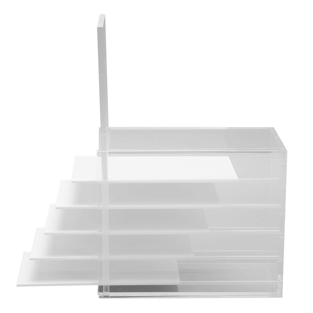 Fake Eyelash Box Dustproof Transparent Acrylic 5 Tiers Large Capacity False Eyelash Storage Box for