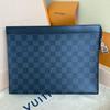 [Б/У] Pochette Voyage MM 'Черный холст Damier Graphite' - Отличное состояние #1WL40PW