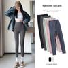 Матовые легинсы с высокой талией 'Shark Leggings' для женщин, весна 2025 - Однотонные брюки для йоги, подходящие для ношения на улице.