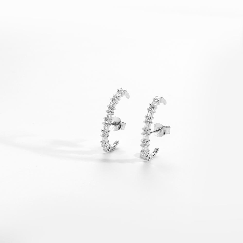 ANDYWEN Серьги-гвоздики из стерлингового серебра 925 пробы с золотым прозрачным фианитом 2023 года, роскошные ювелирные украшения, подарок для женщин