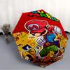 Super Mario Adventure Automatic Folding Cute Umbrella - Lightweight, Retractable Design with 8-Rib Durability, Perfect for Outdoor Adventure