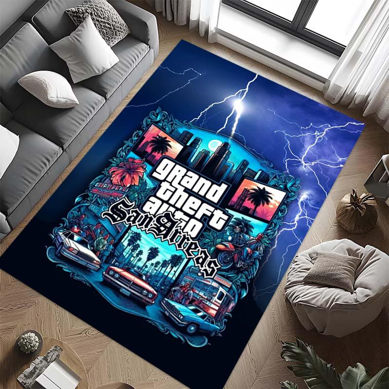 Urban Chaos Crime carpet printing Doormat Christmas gifts Bathroom mat Fashion