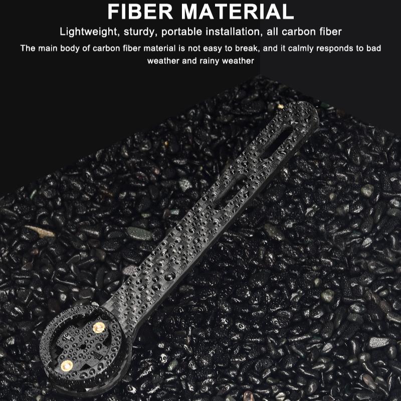 Держатель для велосипедного компьютера, кронштейн из углеродного волокна, дорожный велосипед, секундомер, спидометр, держатель для Garmin Gopro, подставка для фонаря Bryton