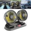 Car Double-Headed Fan Adjustable Multi-Function Car Center Console Mini Double-Headed Small Fan
