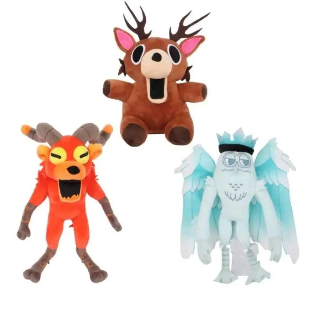 New 99 Nights In The Forest Plush 99 Nights The Black Cat Plush Doll Toy Soft Stuffed Game Anime Peripherals Toy Gift For Kid