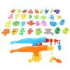 39pcsset Magnetic Fishing Toy Fish Rod Net Set Playing Game Educational Toys Baby Kids Gift