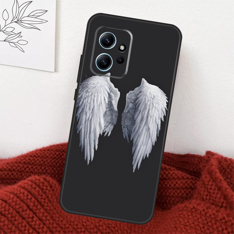 Крылья Ангел Дьявол Чехол Для Xiaomi Redmi Note 14 10 11 12 13 15 Pro Plus Чехол Для Redmi 15 15C 13C 12C 10C 14C