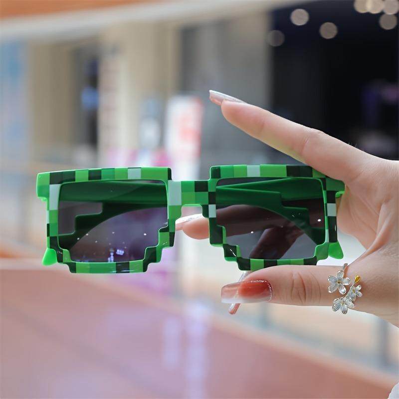 Набор из 10 пиксельных очков для вечеринок - тематические новинки для игровых мероприятий, дней рождений, свадеб и праздников