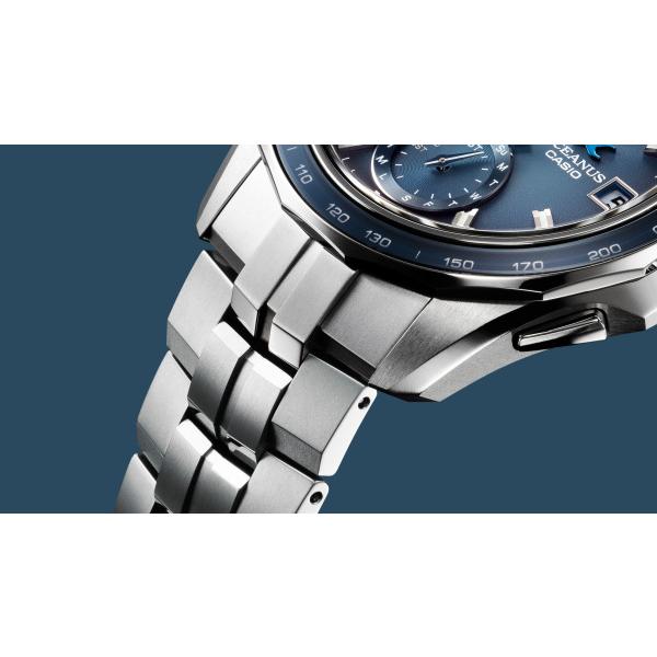 Casio Часы OCEANUS RETRO TONE Manta S7000 OCW-S7000RA-2AJF с синим циферблатом