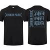 2024 Nostalgic Casual  Men's T-Shirt Linkin Memory Fragments Mixed Into One Theory Park Print Oversized Hip Hop Tee S-3XL
