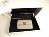 Authentic LOEWE Anagram Light Gray Leather Business Card Holder #a874  Refurbished