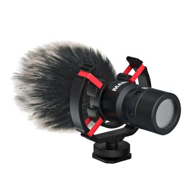 MAMEN MIC08 Pro Mini Oncamera Микрофон с двусторонним звукоснимателем, металлический суперкардиоидный интеллектуальный микрофон