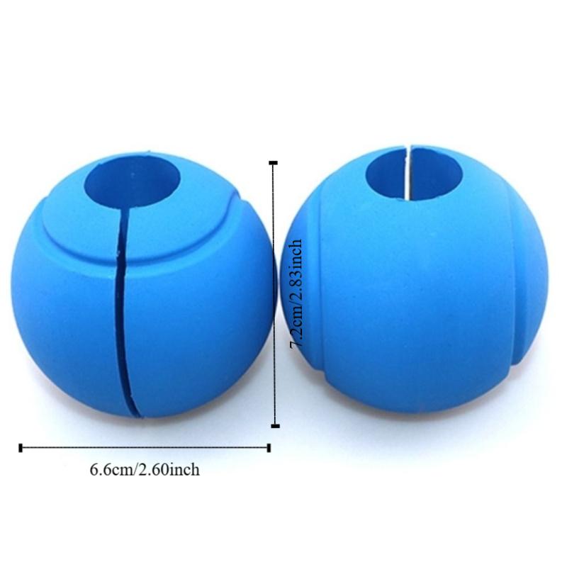 1 Pair Reduce Palm Pressure Barbell Grip Ball Weightlifting Fitness Equipment Bodybuilding