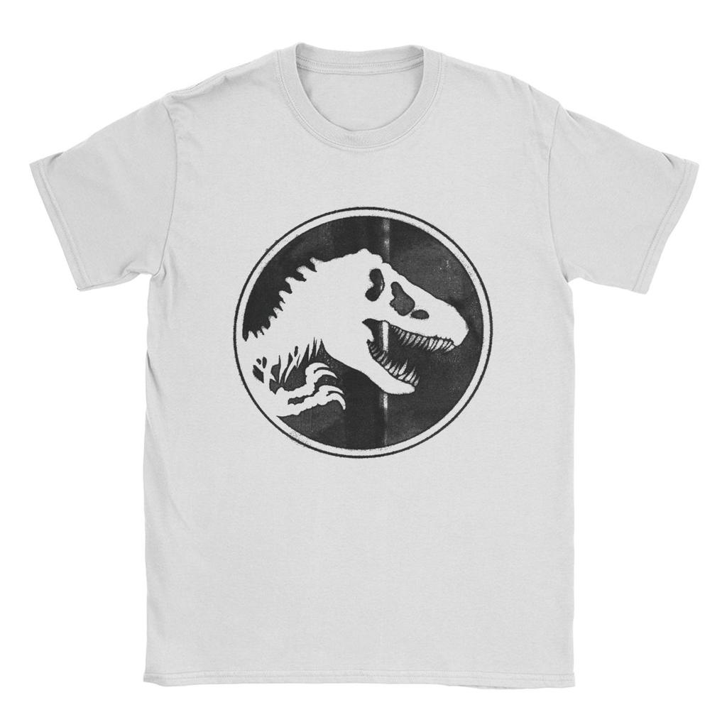 Мужская футболка Jurassic World Dominion из чистого хлопка, забавная футболка с коротким рукавом и круглым вырезом, взрослая футболка