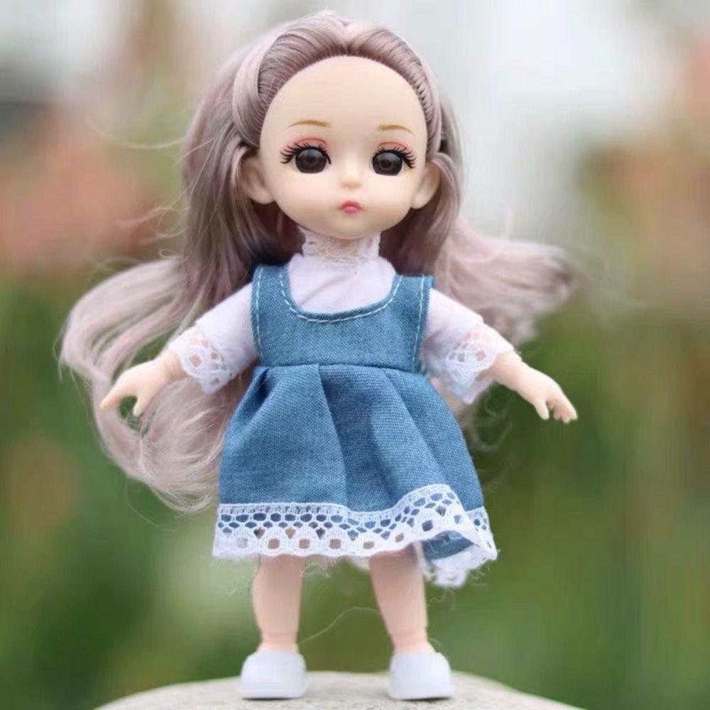 13 Подвижных Суставов BJD Кукла с Одеждой Подвижные Суставы Мини Кукла Девочка Подарок для Девочки