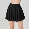 Короткая теннисная юбка Анти-ультрафиолетовая юбка Женская спортивная юбка с карманами Юбки с высокой талией Быстросохнущая двухэтажная юбка Защитная одежда от солнца