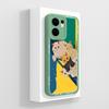Case For Oppo Reno 13F 4G 5G Luxury Floral Print Soft Liquid Silicone High Quality Phone Shell For Reno13F Full Coverage Bumper