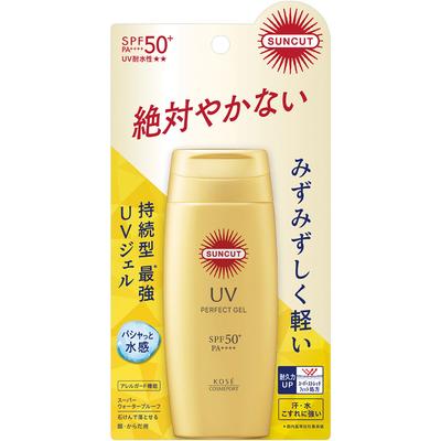 KOSE COSMEPORT Sankat R Perfect UV Gel 80 г SUNCUT Sun Care z Равномерно нанесите достаточное количество средства на кожу. z Используйте только небольшое количество