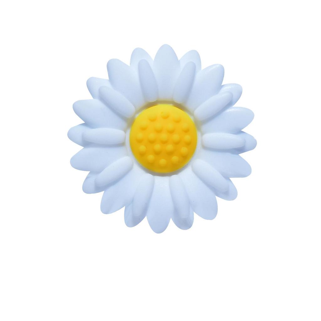 Силиконовые бусины в виде цветка ромашки для изготовления украшений своими руками и браслетов-прорезывателей для зубов для младенцев