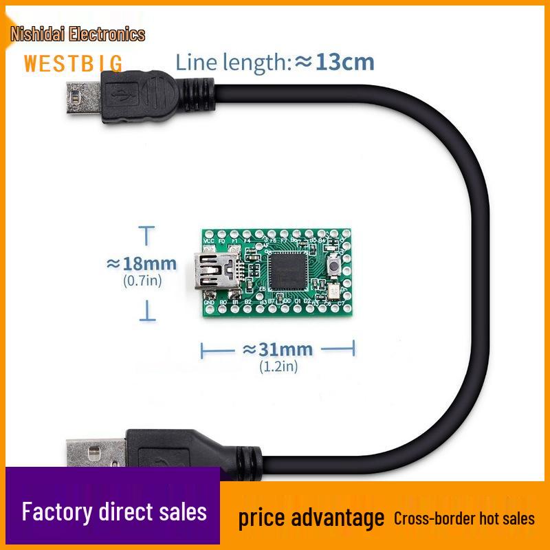 Teensy 2.0 USB AVR Development Board for Keyboards, Mice, ISP, and USB Drive Experiments