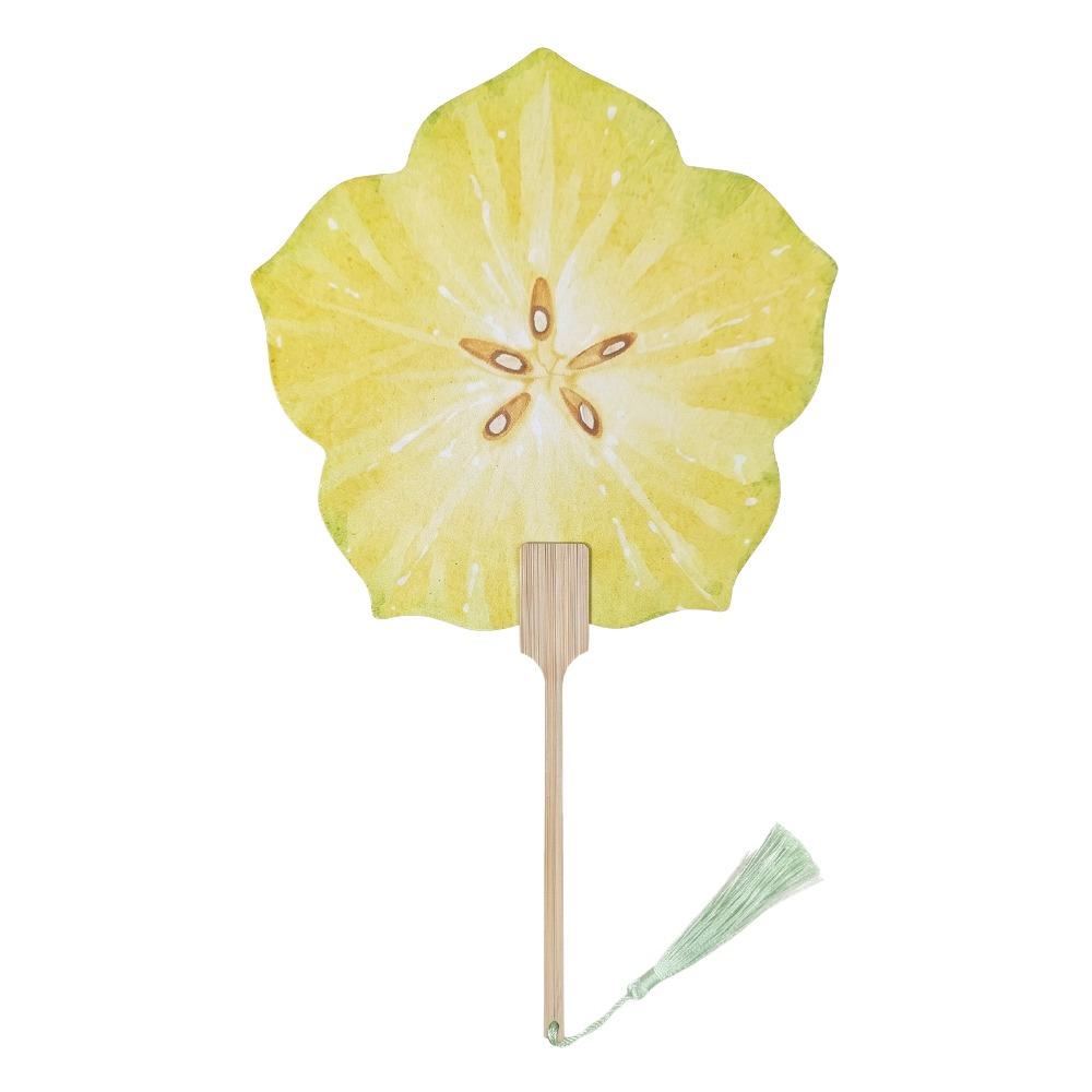 Cartoon Fruit Fruit Fan Multicolor Circular Fan Creative Handheld Fan Summer Season