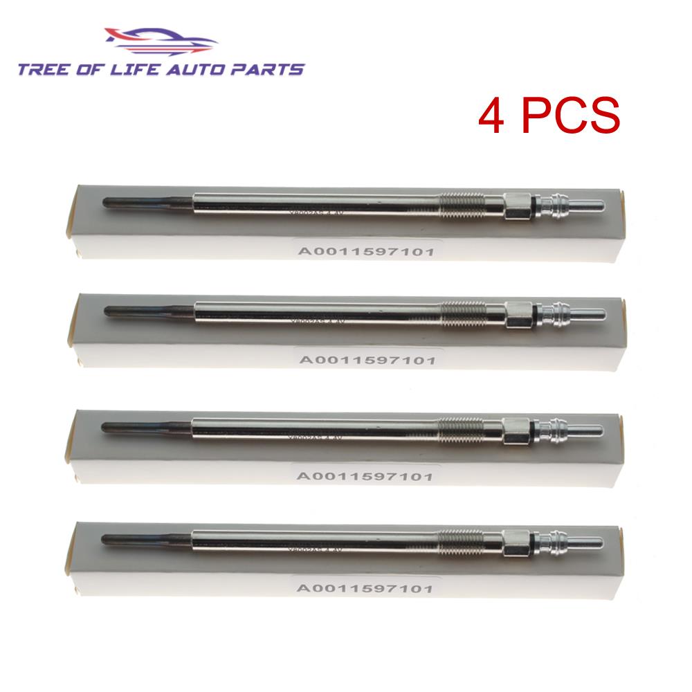 4/6/8X Свечи накаливания 4.4V Для Mercedes Sprinter Vito C-E-G-M-R-S Class Clk Cls 420 450 E-Class W211 280 300 320 CDI A0011595001