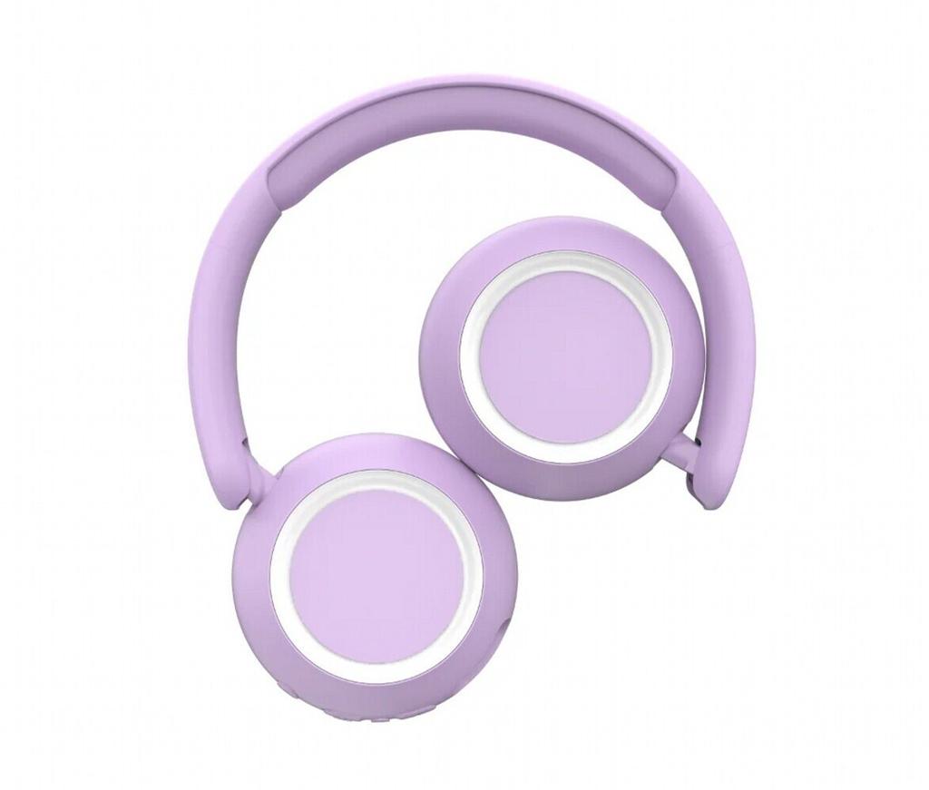Детские наушники Lalarma Wireless Headphone with Lights фиолетовый