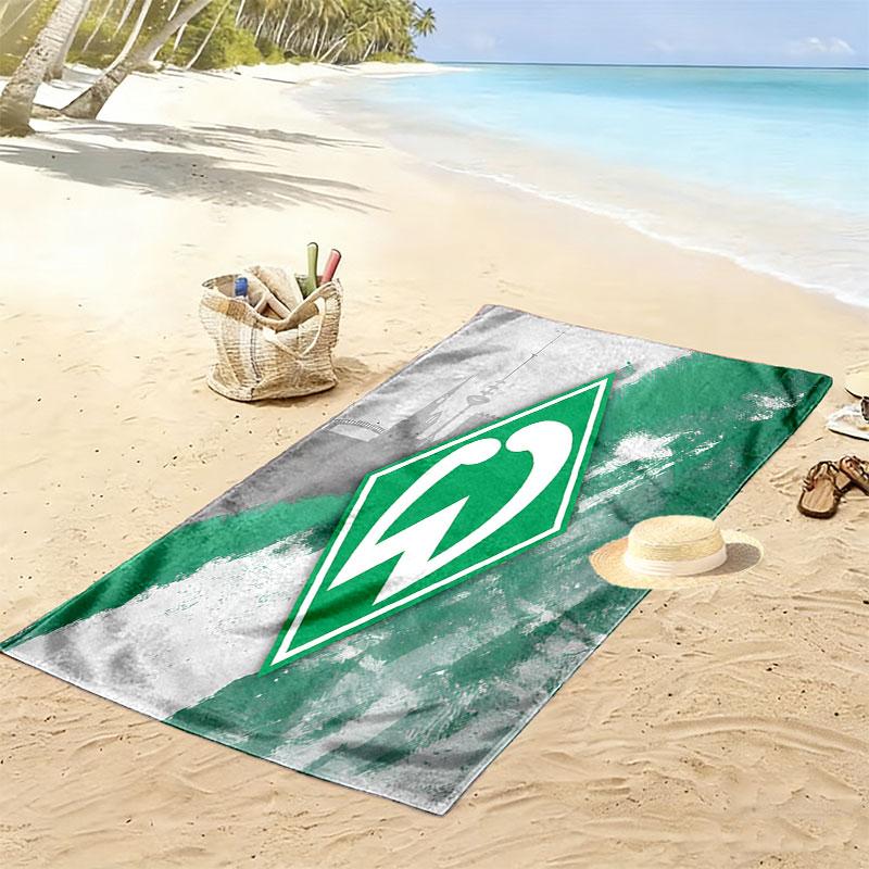 SV Werder Bremen2 Print Beach Towel, Large Soft Quick Dry Towel for Beach Camping Swimming