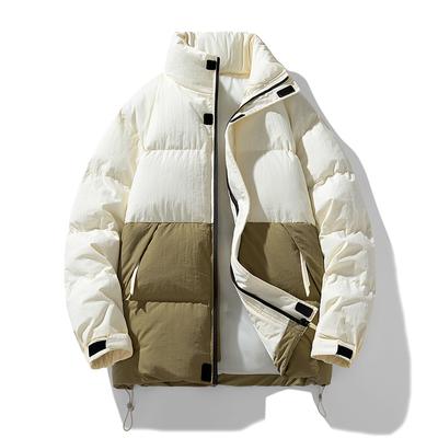 Осень и зима Новая одежда с хлопковой подкладкой Мужская одежда с хлопковой подкладкой Зимнее пальто Корейская версия с капюшоном Утолщенная одежда с хлопковой подкладкой