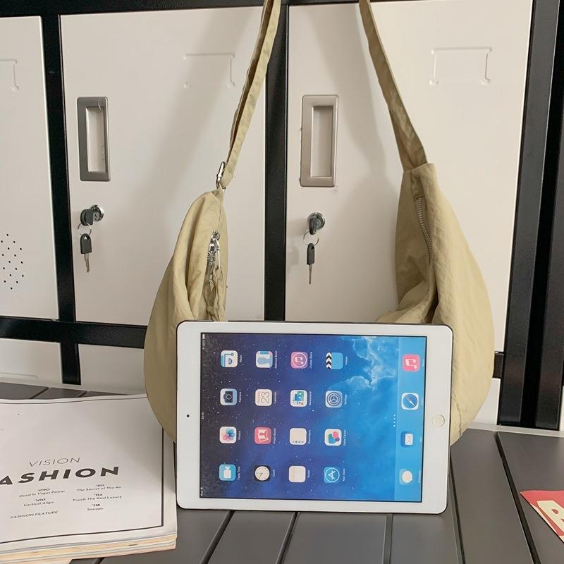 Нейлоновая сумка женская сумка новая универсальная сумка-пельмень легкая большая вместимость сумка через плечо сумка-полумесяц сумка-мессенджер