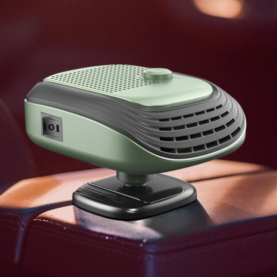 Автомобильный обогреватель, портативный 2-в-1, охлаждающий вентилятор с подогревом, стабильная теплоотдача, многоугольная подача воздуха, автомобильный обогреватель лобового стекла