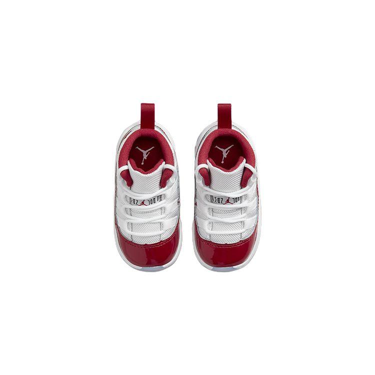 Кроссовки Air Jordan 11 Retro TD Cherry Baby Белый Черный Varsity-Red 378040-116