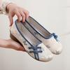 2024 Chinese Style Embroidered Cheongsam Shoes - Women's Retro Ethnic Cloth Footwear