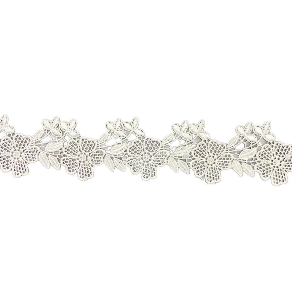 Новый материал для шитья своими руками, Полиэстер, Кружево, Водорастворимая вышивка, Ткань, Цветочное украшение, Трехмерный цветок