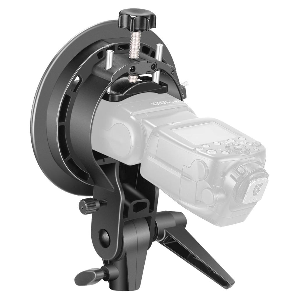 Держатель кронштейна S-типа с креплением Bowens, большой ручкой, креплением для зонта для квадратной вспышки спидлайта, совместимый с Godox AD200Pro NEEWER Z760 NW760