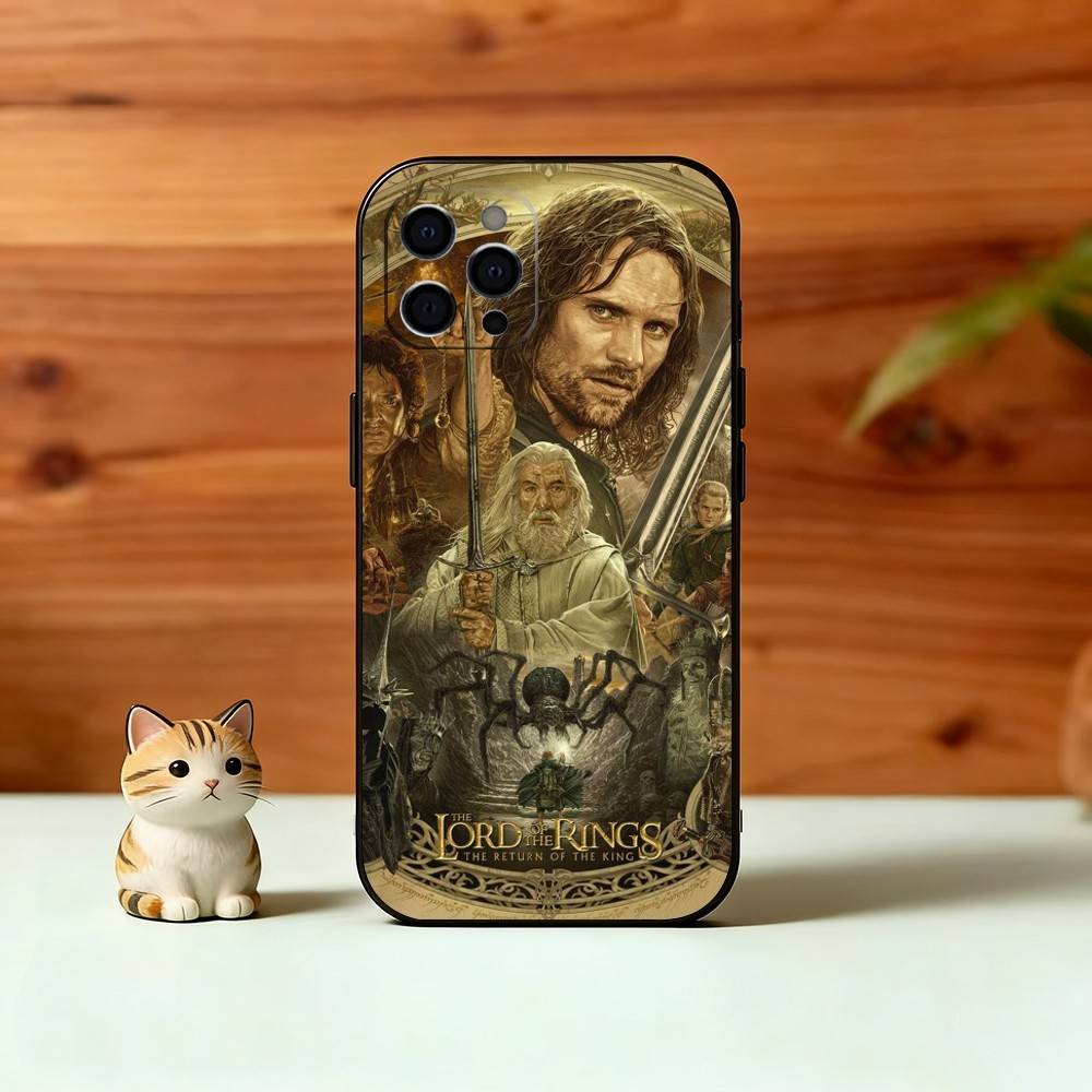Чехол для телефона Lrd TV of Rngs Для iPhone 17, 16, 15, 14, 13, 12, 11 Plus, Pro Max, Другие Мягкий Черный Чехол