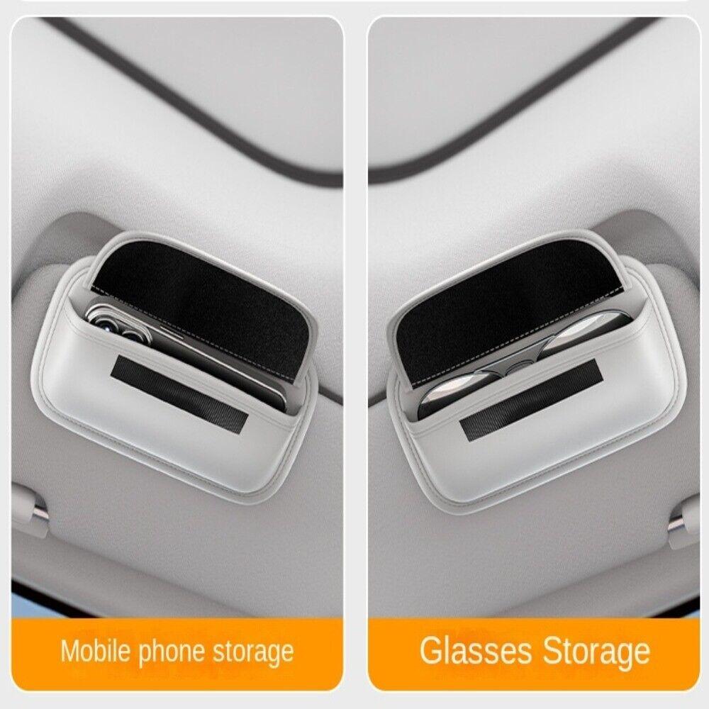 Автомобильный солнцезащитный козырек, держатель для очков, коробка для солнцезащитных очков, сумка для солнцезащитного козырька, универсальный держатель для очков для автомобильного солнцезащитного козырька, универсальная сумка для солнцезащитных очков