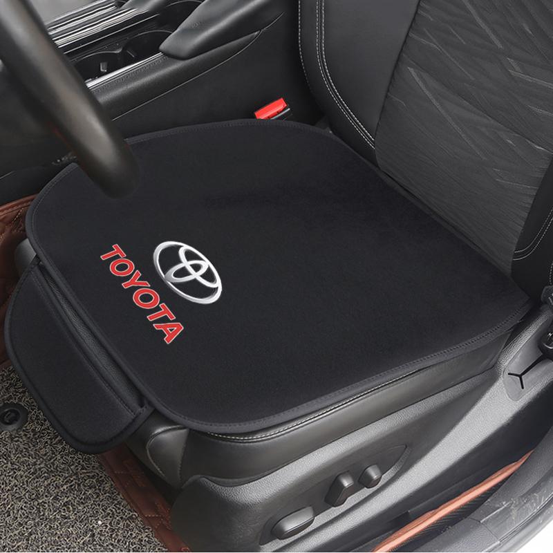 JKBS1 Car sticker For Toyota camry chr auris Seat Cushion Non-Slip Cover Ice silk Velvet Plush corolla rav4 yaris prius Accessories