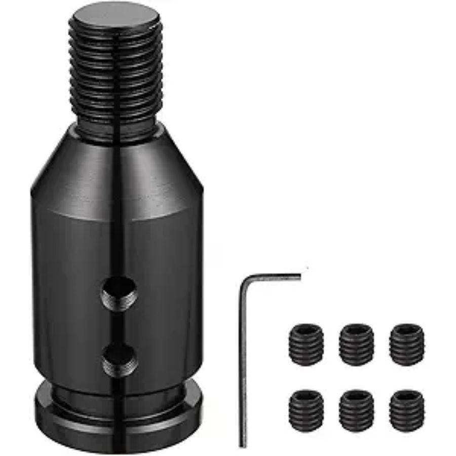 Universal Aluminum Shift Knob Adapter M12X1.25 for Non Threaded Shifter Car A