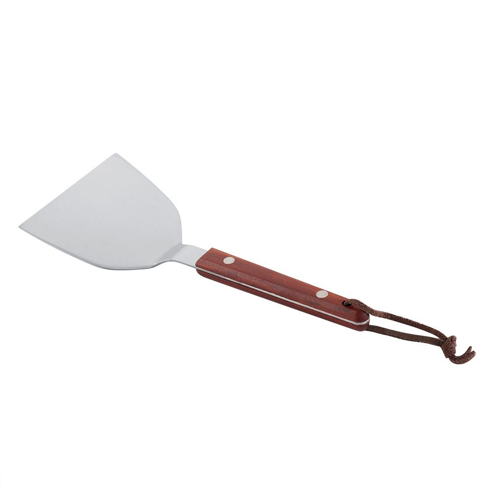 Лопатка для блинов из нержавеющей стали, ручка для лопаты для барбекю, кухонная лопата для готовки, 85 см