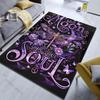 1PC Purple Dream Dragonfly Pattern for Carpet Living Room Bedroom Bedside Floor Mat Home Decor Large Size Room Area Rug