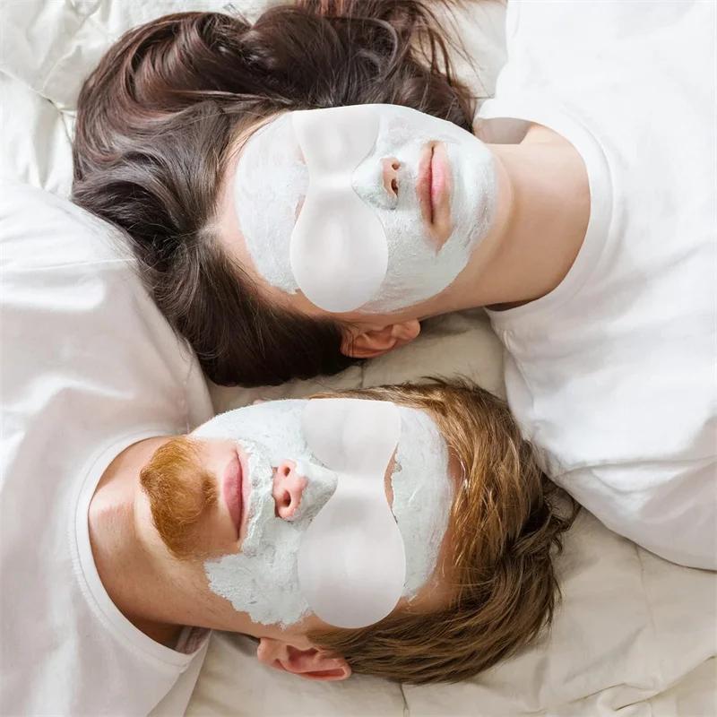 200 шт./пакет Одноразовые бумажные маски для глаз Ультратонкие Патчи для ухода за глазами из натурального хлопка для женщин Спа Повязки на глаза Инструменты для ухода за кожей лица