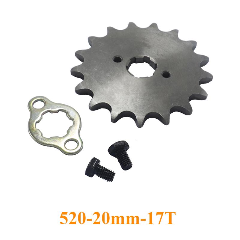 520 20mm 10T 11T 12T 13T 14T 15 16 17 18 19 20 T Front Engine Sprocket For Honda Lifan ZongShen YCF ATV Quad Dirt Pit bike Buggy