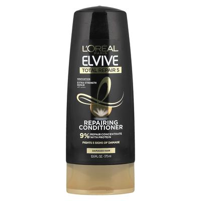 L'Oréal, Elvive, Total Repair 5, Восстанавливающий кондиционер, Поврежденные волосы, 375 мл (12,6 жидких унций)