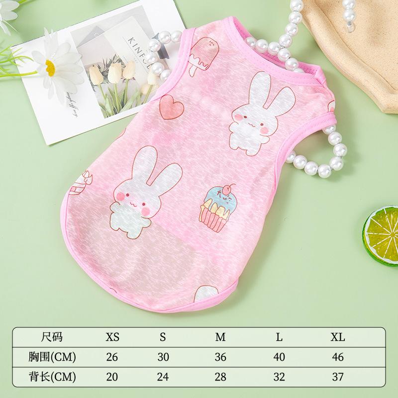 New Dog Clothes Summer Thin Breathable Vest Cat Clothes Small Dog General Clothing Pet Spring and Summer Clothes